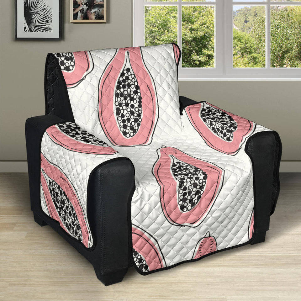 papaya pattern Recliner Cover Protector