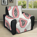 papaya pattern Recliner Cover Protector