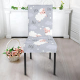Sweet Dreams Sheep Pattern Dining Chair Slipcover