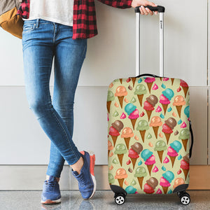 Colorful Ice Cream Pattern Luggage Covers
