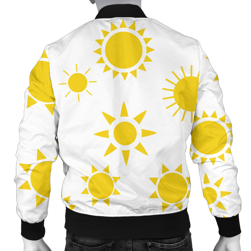 Sun Pattern Men'S Bomber Jacket