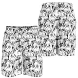 Greyhound Pattern Print Design 01 Men Shorts