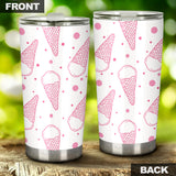 Hand Drawn Ice Cream Pattern Tumbler