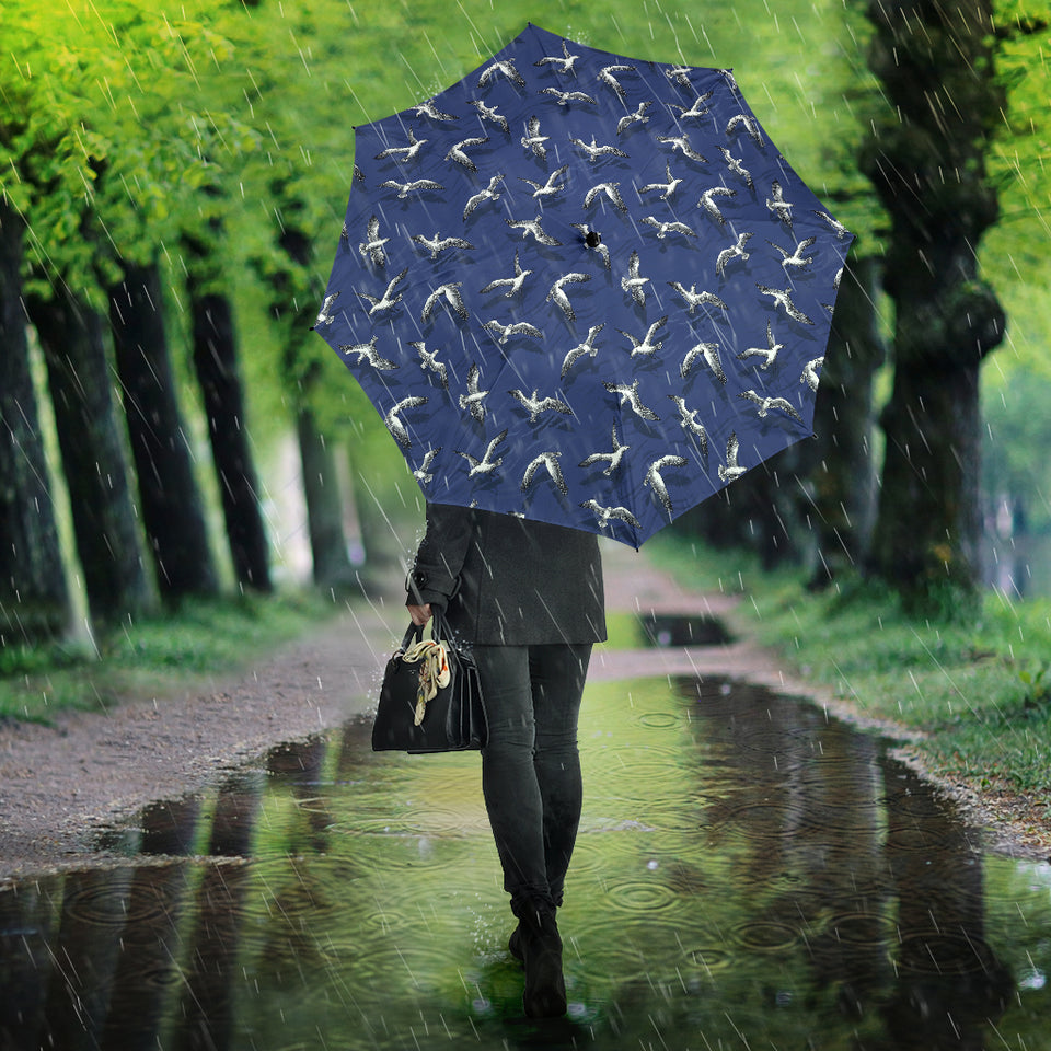 Seagull Pattern Print Design 03 Umbrella