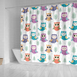 Cute Owl Pattern Shower Curtain Fulfilled In US