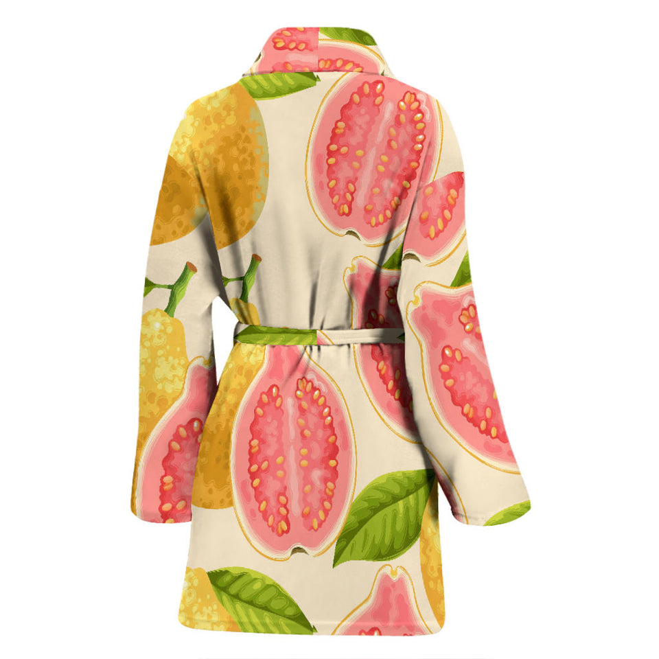 Beautiful Guava Pattern Women'S Bathrobe