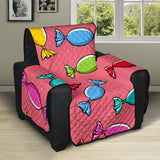 Colorful wrapped candy pattern Recliner Cover Protector