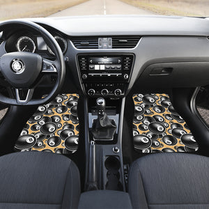 Billiard Ball Pattern Print Design 04 Front Car Mats
