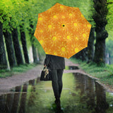 Sun Orange Background Umbrella