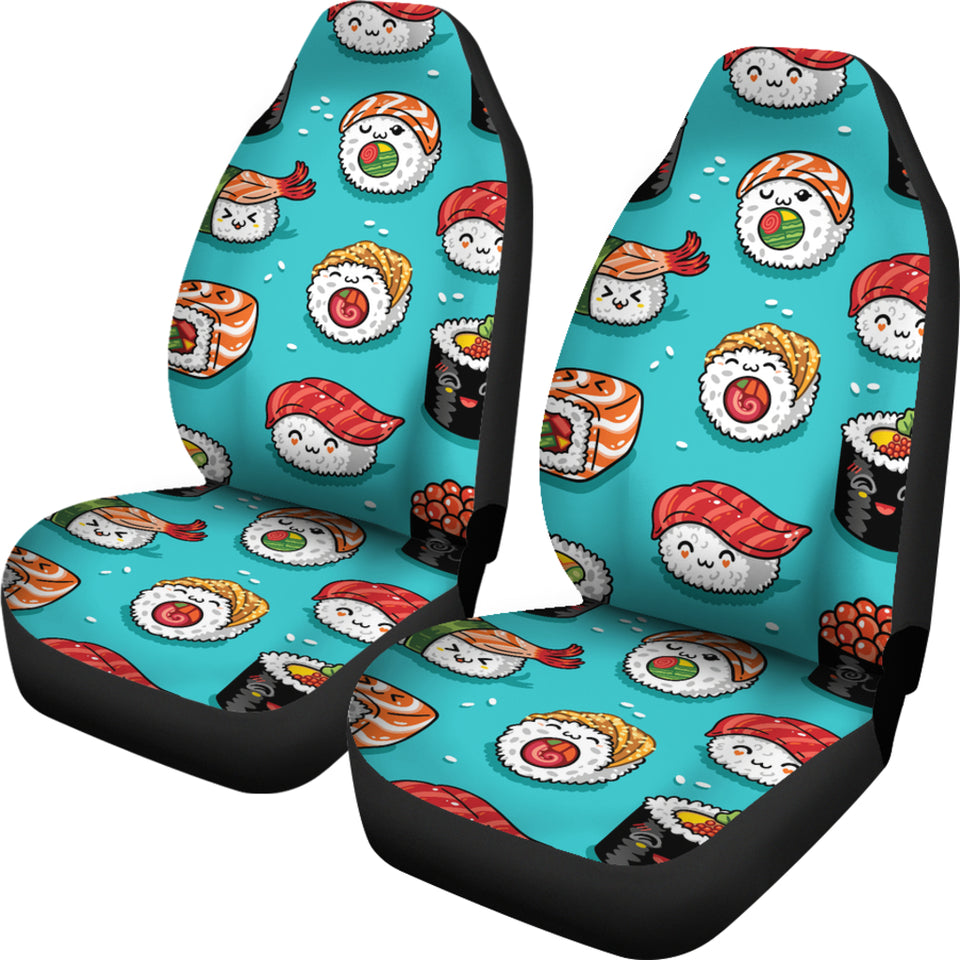 Cute Sushi Pattern  Universal Fit Car Seat Covers