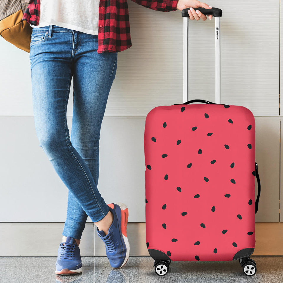 Watermelon Texture Background Cabin Suitcases Luggages