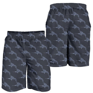 Swordfish Pattern Print Design 03 Men Shorts