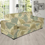 Ginkgo Leaves Design Pattern Sofa Slipcover
