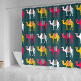 Camel Pattern Shower Curtain Fulfilled In US
