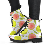 Guava Pattern Leather Boots
