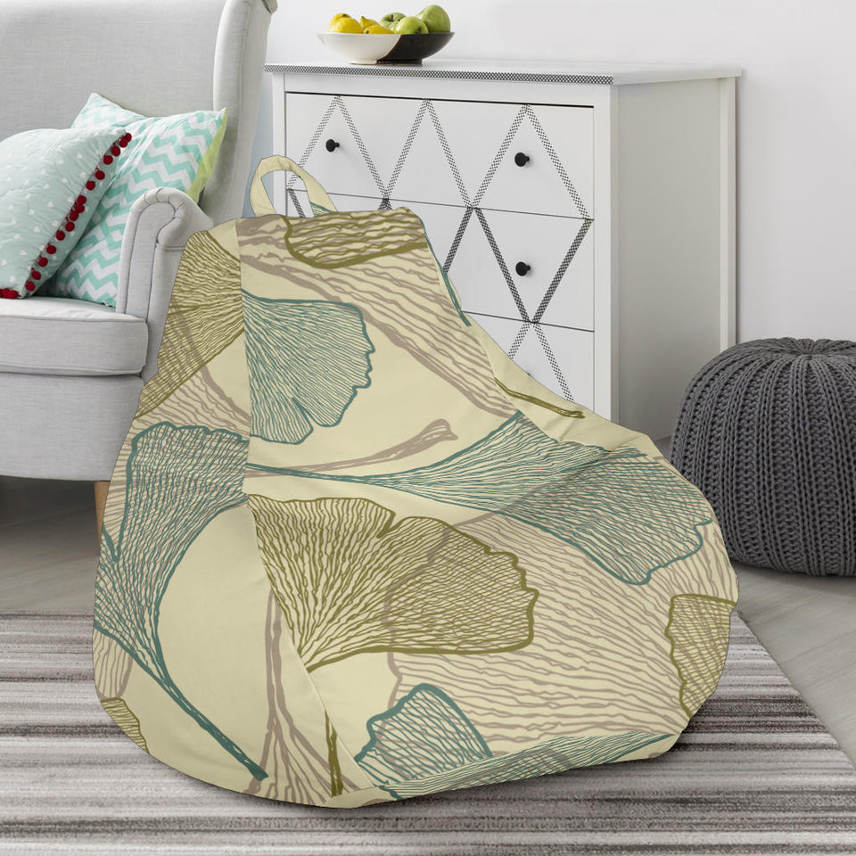 Ginkgo Leaves Design Pattern Bean Bag Cover