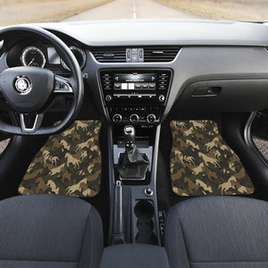 Horse Camouflage Pattern Front Car Mats