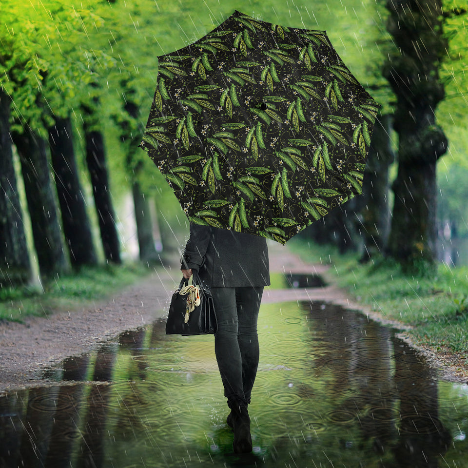 Green Peas Pattern Print Design 02 Umbrella