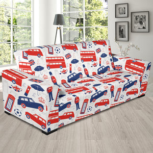 British Pattern Print Design 03 Sofa Slipcover
