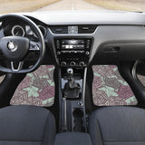 Spider Web Cobweb Design Color Pattern Front And Back Car Mats