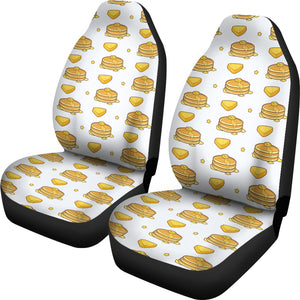 Pancake Pattern Print Design 03 Universal Fit Car Seat Covers