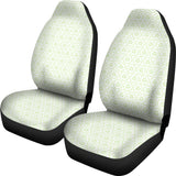 Cucumber Pattern Background Universal Fit Car Seat Covers