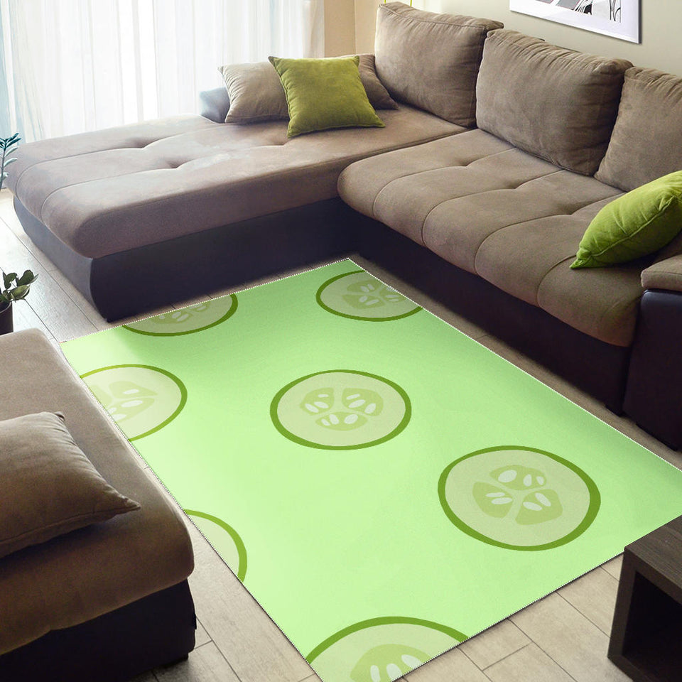 Cucumber Pattern Area Rug