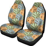 Dice Pattern Print Design 05 Universal Fit Car Seat Covers