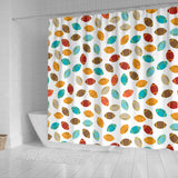 Colorful American Football Ball Pattern Shower Curtain Fulfilled In US