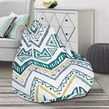 Zigzag  Chevron Paint Design Pattern Bean Bag Cover
