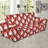 Fire Flame Symbol Design Pattern Sofa Slipcover
