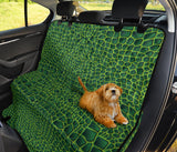 Crocodile Skin Printed Dog Car Seat Covers