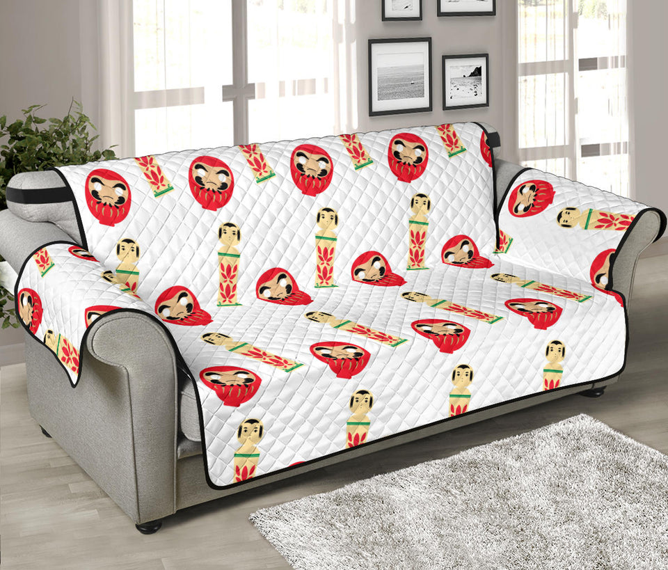 Daruma japanese wooden doll Sofa Cover Protector
