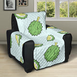 Durian pattern blue background Recliner Cover Protector