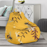 Bee Flower Pattern Bean Bag Cover