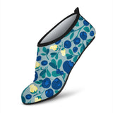 Blueberry Design Pattern Aqua Shoes