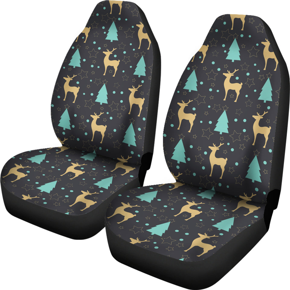 Deers Star Tree Pattern Universal Fit Car Seat Covers