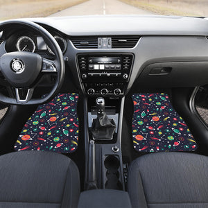 Colorful Space Pattern Planet Star Front Car Mats