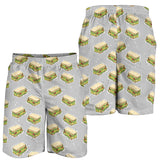 Sandwich Pattern Print Design 05 Men Shorts