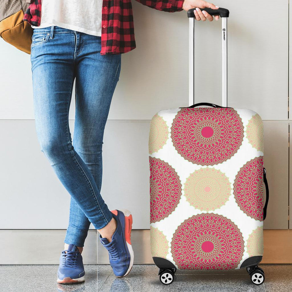 Circle Indian Pattern Cabin Suitcases Luggages