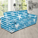 Starfish Blue Blackground Sofa Slipcover