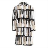 Piano Pattern Print Design 04 Men's Bathrobe