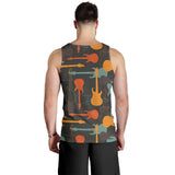 electric guitars pattern Men Tank Top