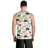 Cute dinosaurs pattern Men Tank Top