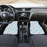 Eiffel Tower Pattern Print Design 01 Front Car Mats