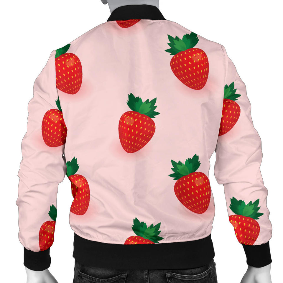 Strawberry Beautiful Pattern Men'S Bomber Jacket
