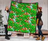 Clown Fish Pattern Print Design 01 Premium Quilt