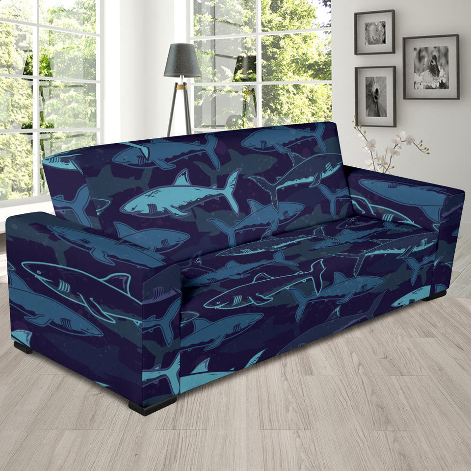 Shark Pattern Sofa Slipcover