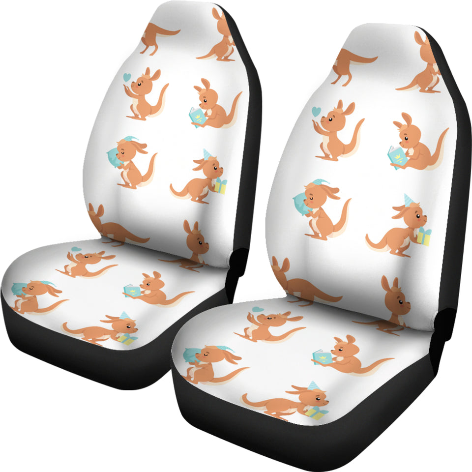 Cute Kangaroo Pattern Universal Fit Car Seat Covers