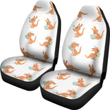 Cute Kangaroo Pattern Universal Fit Car Seat Covers